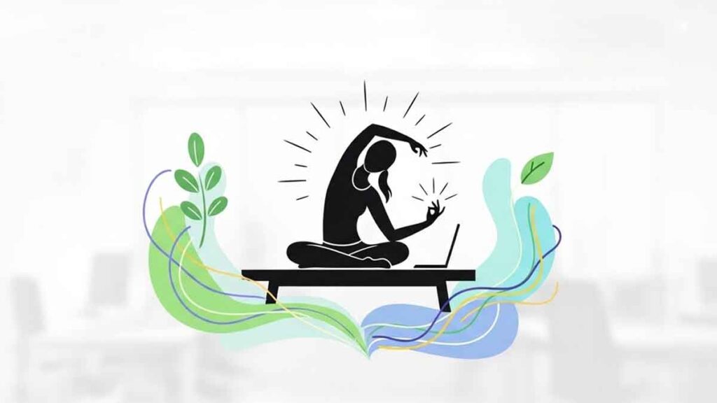 Five Minute Stress Relief: A Simple Desk Yoga Routine for Office Workers